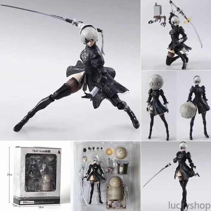 аниме фигурка NieR:Автоматы 2B (YoRHa №2 Тип B) 15CM #1