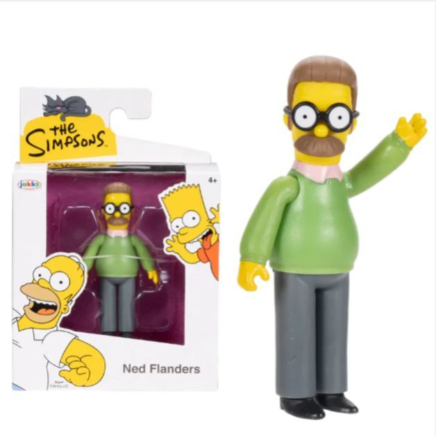 Ned Flanders The Simpsons Jakks Pacific / Нед Фландерс Фигурка Симпсоны #1