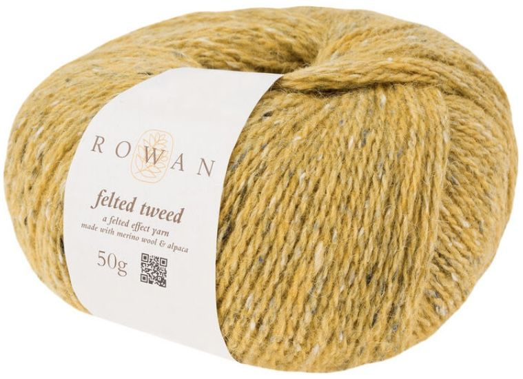 Felted Tweed /Филтед Твид/ пряжа Rowan, Z036000 (181, mineral (минерал), желтый)  #1