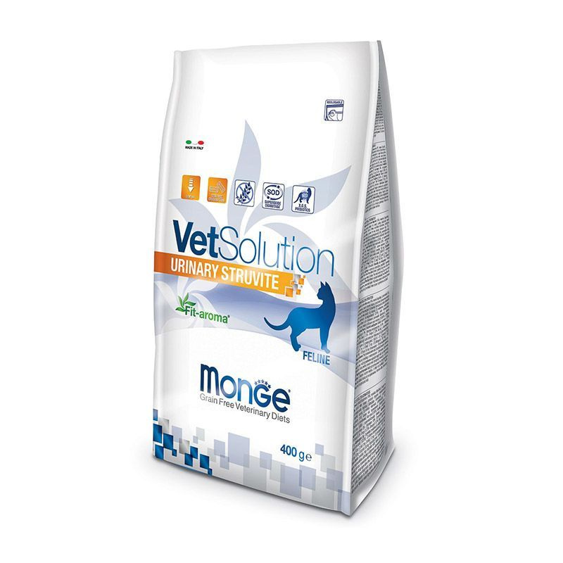 Monge URINARY STRUVITE vetSolution корм для кошек при МКБ струвитного типа 400 гр  #1