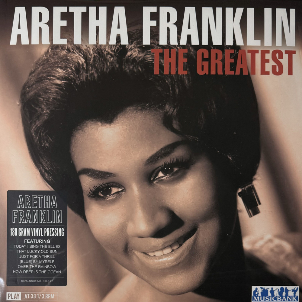 Виниловая пластинка Aretha Franklin - The Greatest (Англия 2019г.) #1