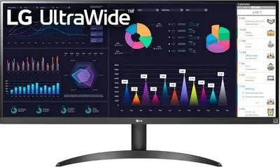 LG 34" Монитор Монитор 34" LG UltraWide 34WQ500-B, 2560x1080, IPS, 100Гц, 1хHDMI, 1хDP, черный 34wq500-b, #1