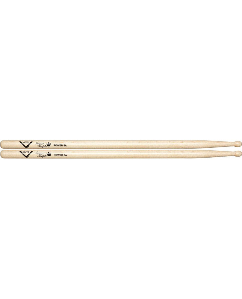 VATER VSMP5AW Sugar Maple Power 5A - барабанные палочки, клен, деревянная головка  #1