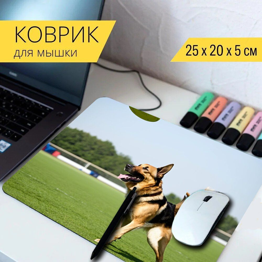 LotsPrints Коврик для мыши poc-THEMES-DOGS-550, разноцветный #1