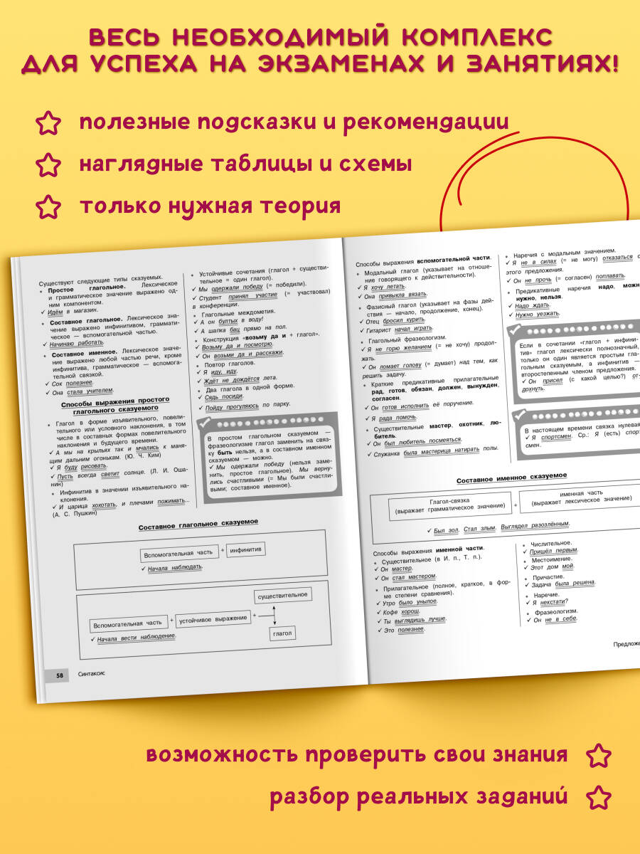 Русский язык. Подготовка к ОГЭ ВПР. Пособие. 5-6-7-8-9 класс | Russian Language: Preparation for OGE and VPR. Study Guide. Grades 5-9 - Ozon image 1