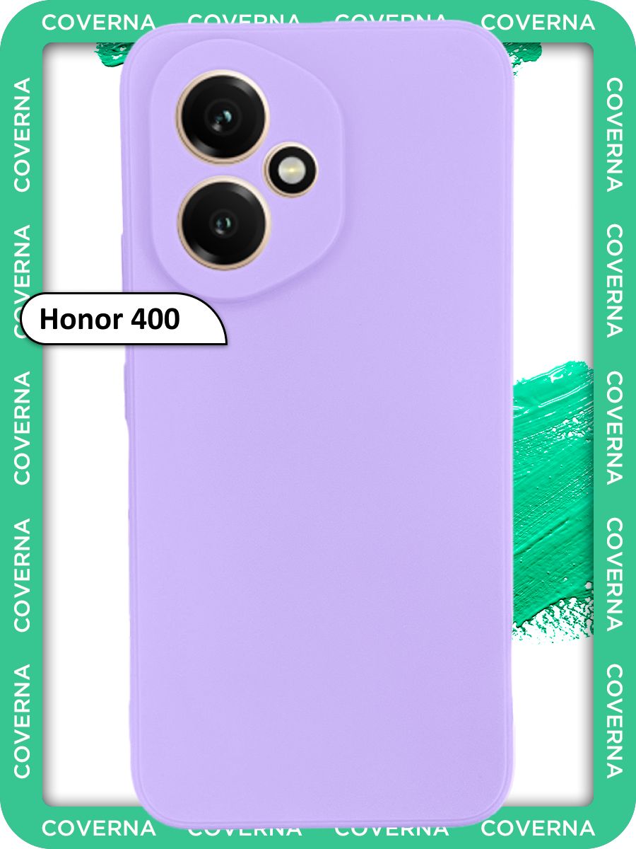 ЧехолнаHuaweiHonor400,дляХонор400,накладкасоднотоннойматовойповерхностьюSoftTouch
