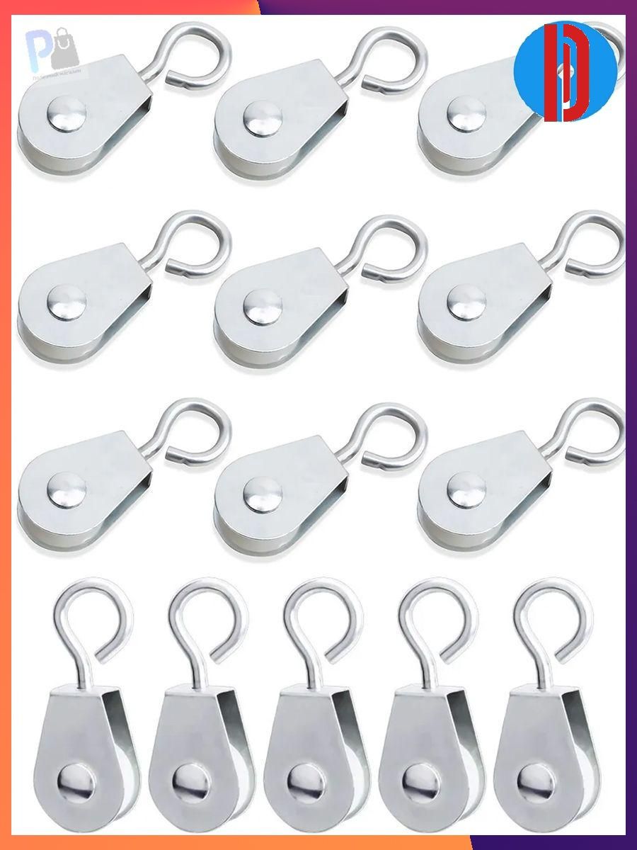 Блок-роликтакелажныйснейлоновымшкивом,5штуки