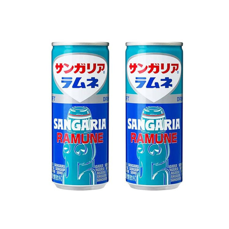 Напиток газированный Сангария со вкусом "Рамунэ" (2 шт. по 250 мл), Япония  #1