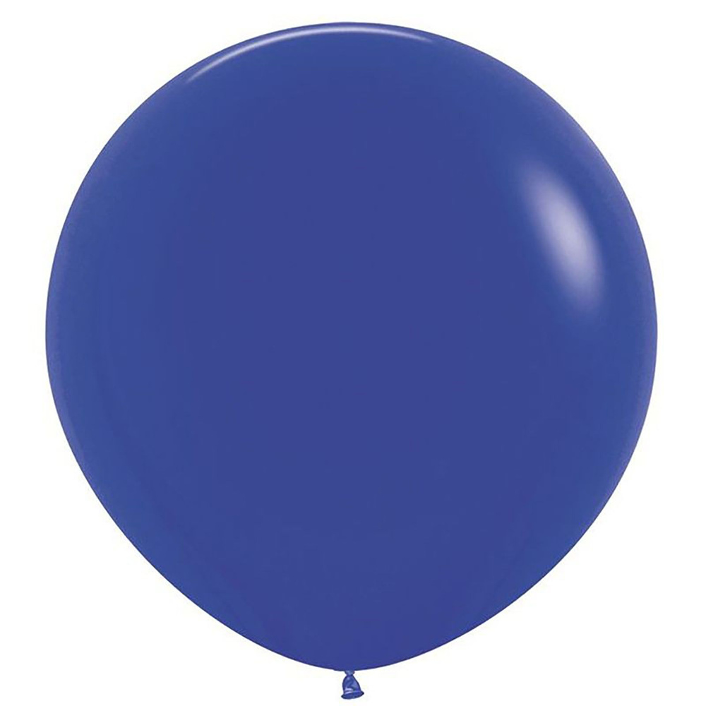 Синий, Пастель / Blue, латексный шар, 60 см, 10 шт #1