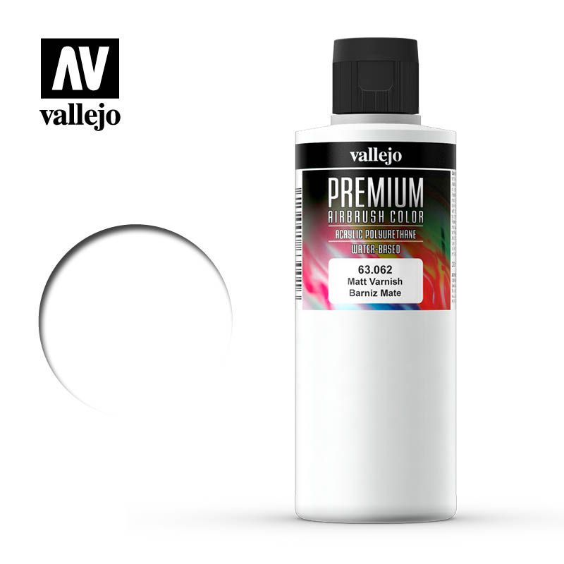 Лак матовый Vallejo Premium Matt Varnish 63.063 200 мл #1