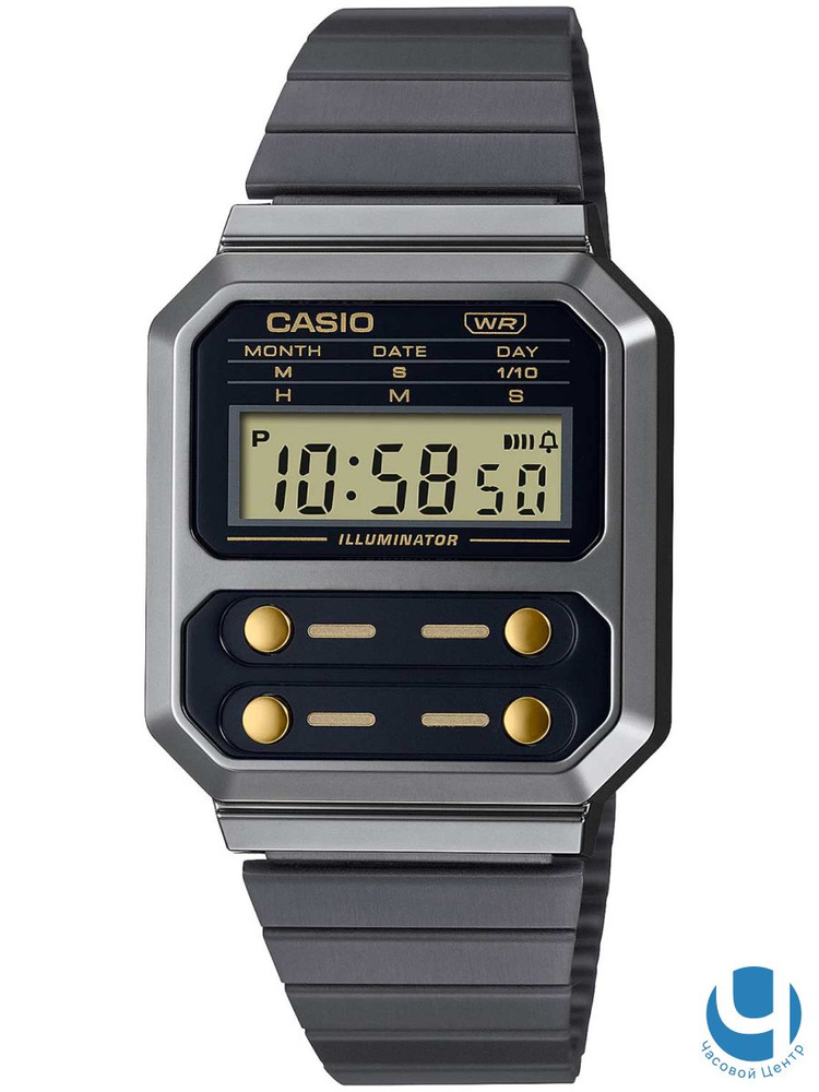 Японские наручные часы Casio Vintage A100WEGG-1A2 #1
