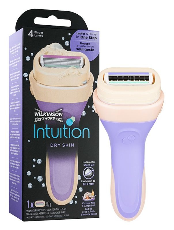 Wilkinson Sword / SCHICK Intuition DRY SKIN / Бритвенный женский станок с 1 сменной кассетой.  #1