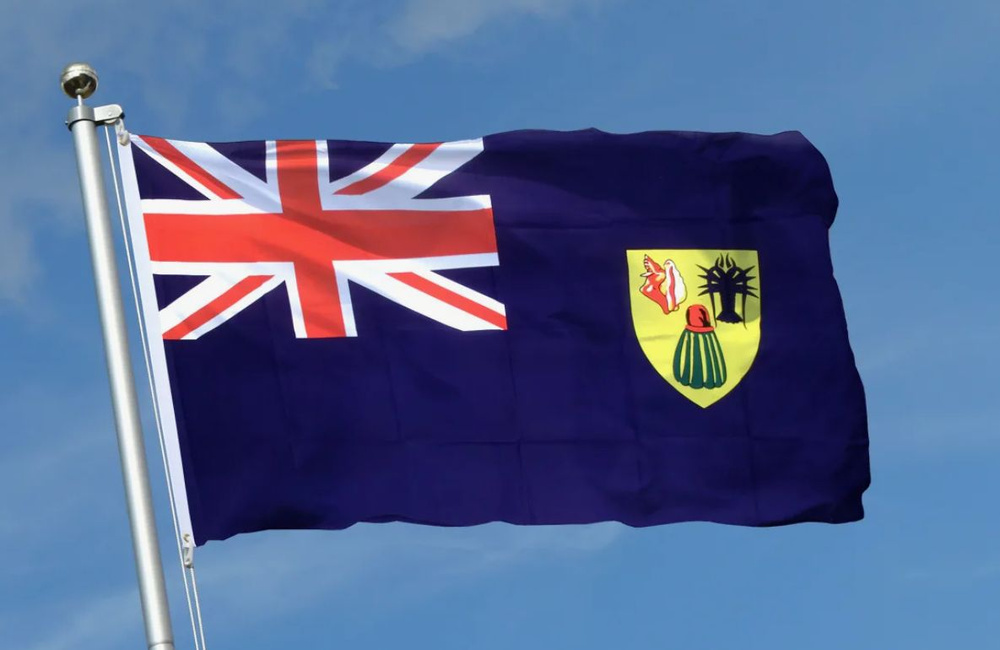 Флаг Теркс и Кайкос 40х60 см с люверсами #1