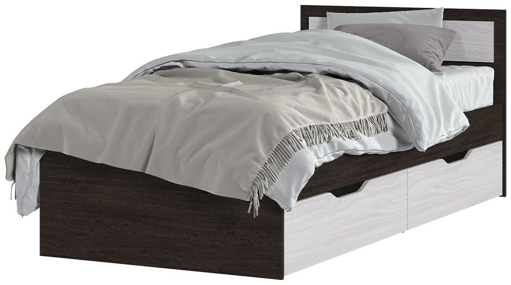МФ Стендмебель Односпальная кровать, 90х200 см #1