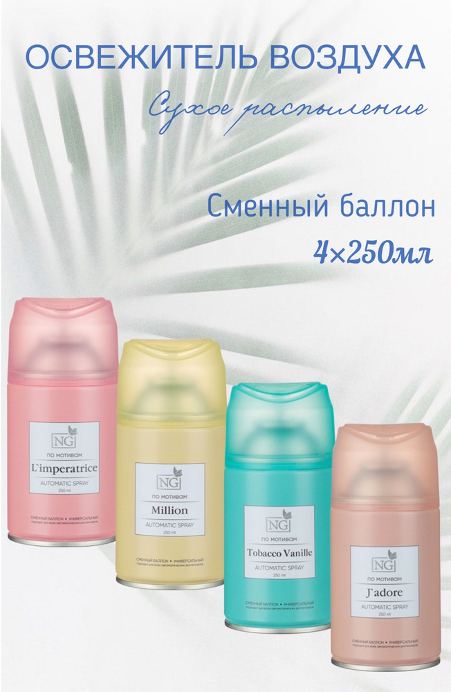 Освежитель воздуха 4шт NEW GALAXY Home Perfume #1