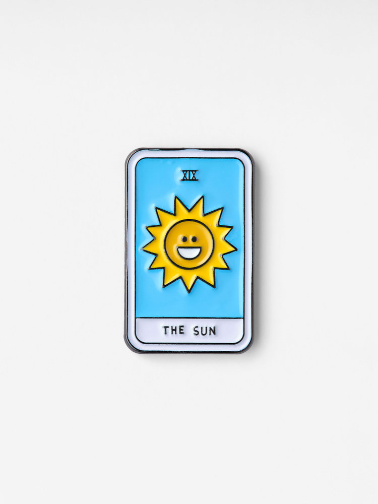 Значок эмалированный "Таро Солнце" #1
