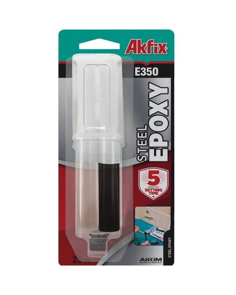 Клей Эпоксидный для металла Akfix E350, 25 мл. (5 мин) #1