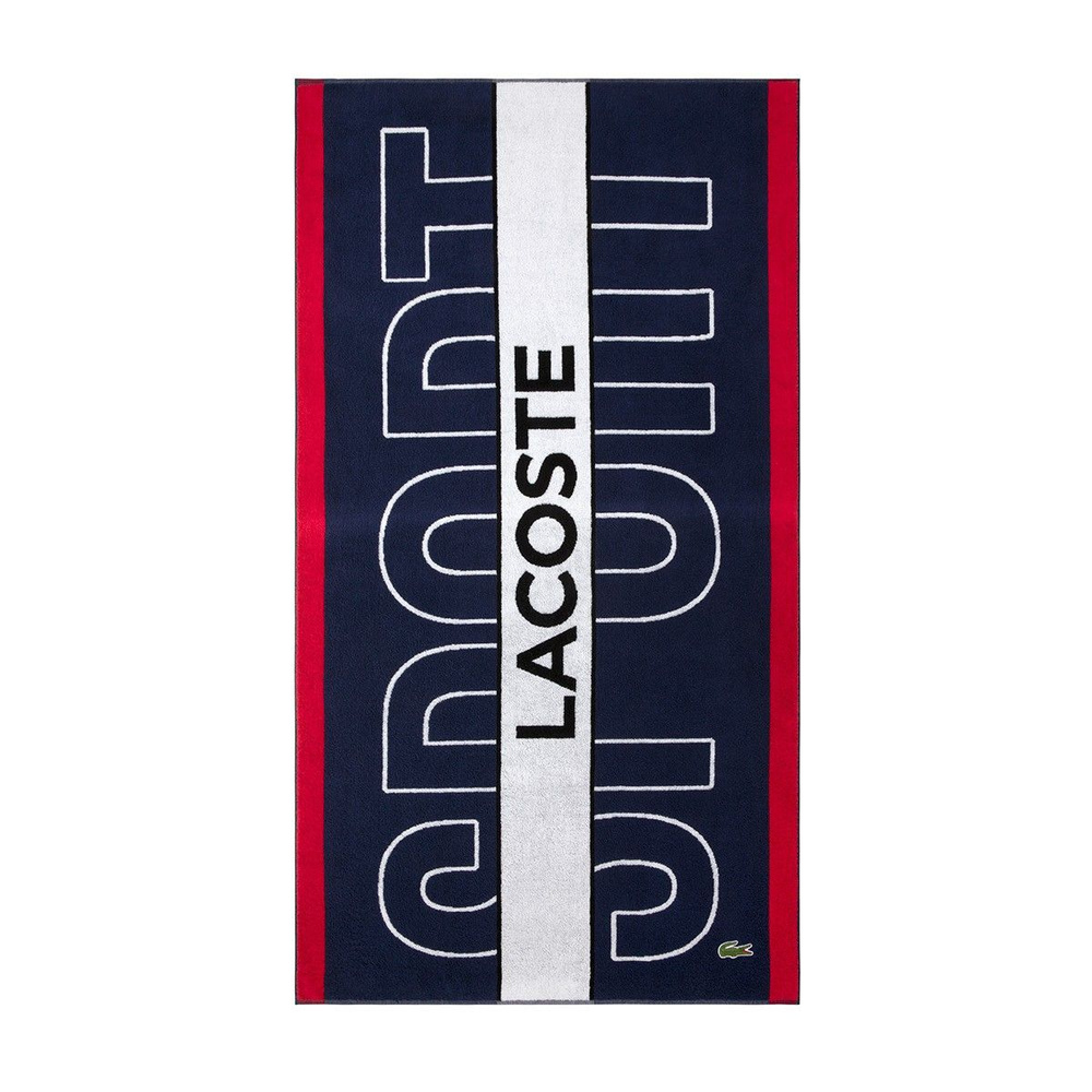 Полотенце 90x160 см спортивное Lacoste Movement. Франция #1