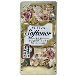 NIHON / Кондиционер для белья "Softener Premium Rose" (с антибактериальным эффектом и богатым ароматом #1