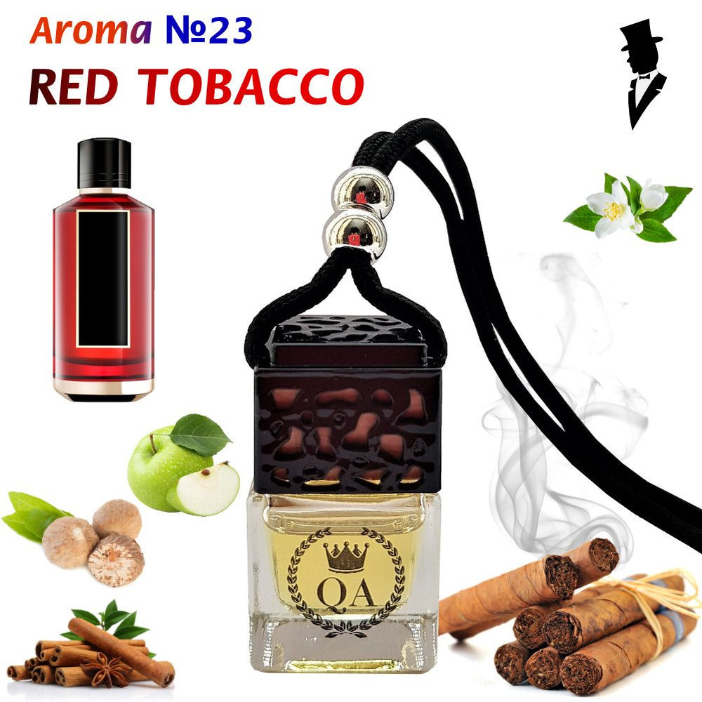 Queen Aromatica Ароматизатор для автомобиля Flacon - Red Tobacco / Автопарфюм в машину  #1