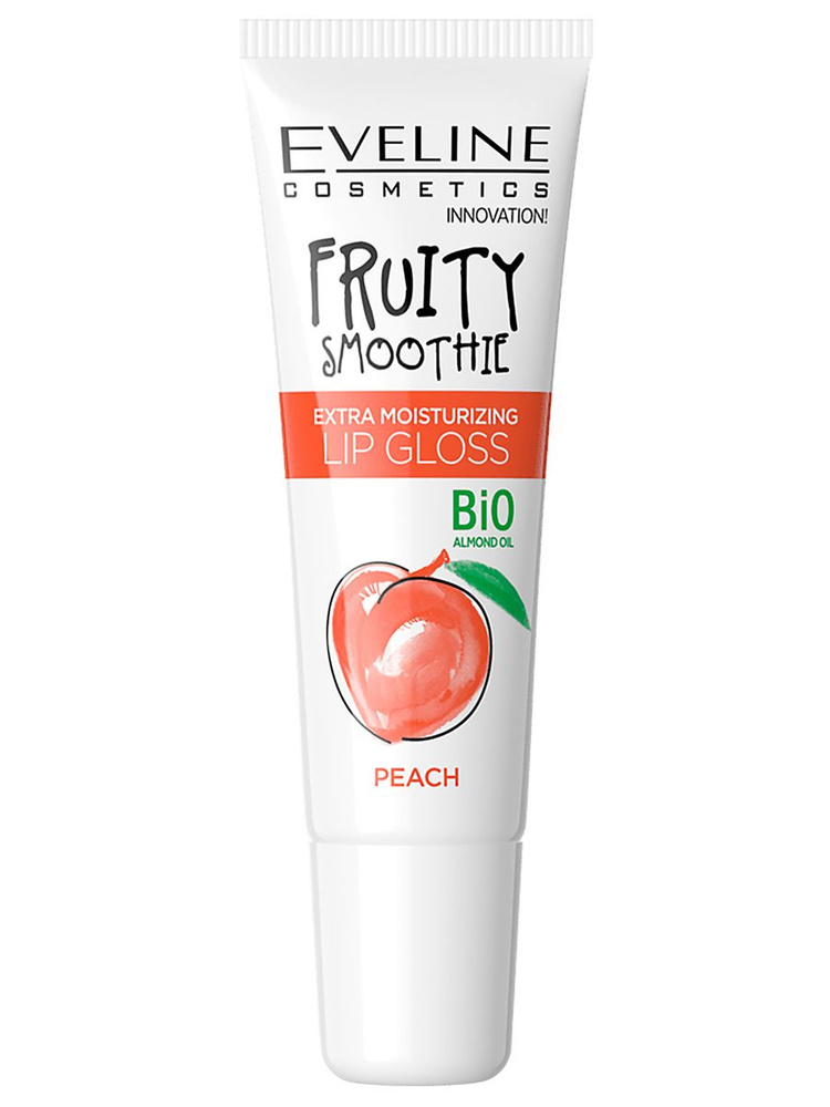 Eveline Cosmetics Блеск для губ Экстраувлажняющий Fruity Smoothie, Peach #1