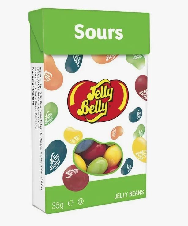 Драже жевательное "Ассорти Кислые фрукты" 35гр Jelly Belly #1