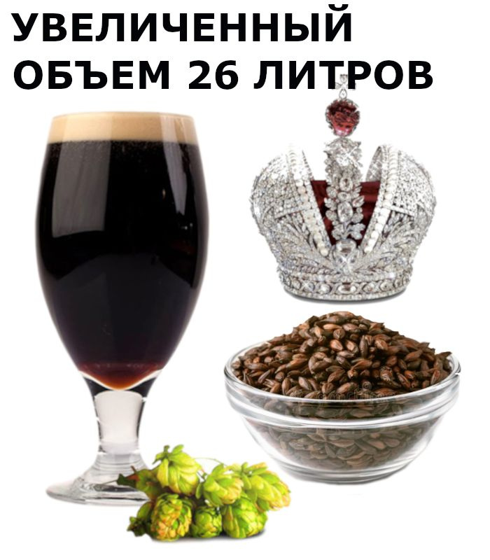 Зерновой набор Пивоварня Russian Imperial Stout для приготовления 26 литров пива  #1