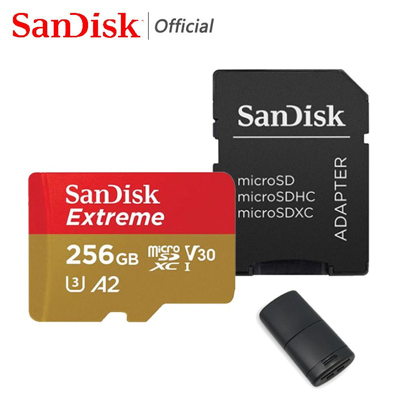 SanDisk Карта памяти Extreme 256 ГБ (SDSQXAV-256G) #1