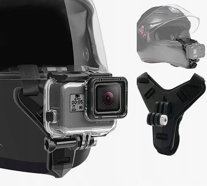 Крепление на подбородок шлема экшен камер GoPro / SJCam #1