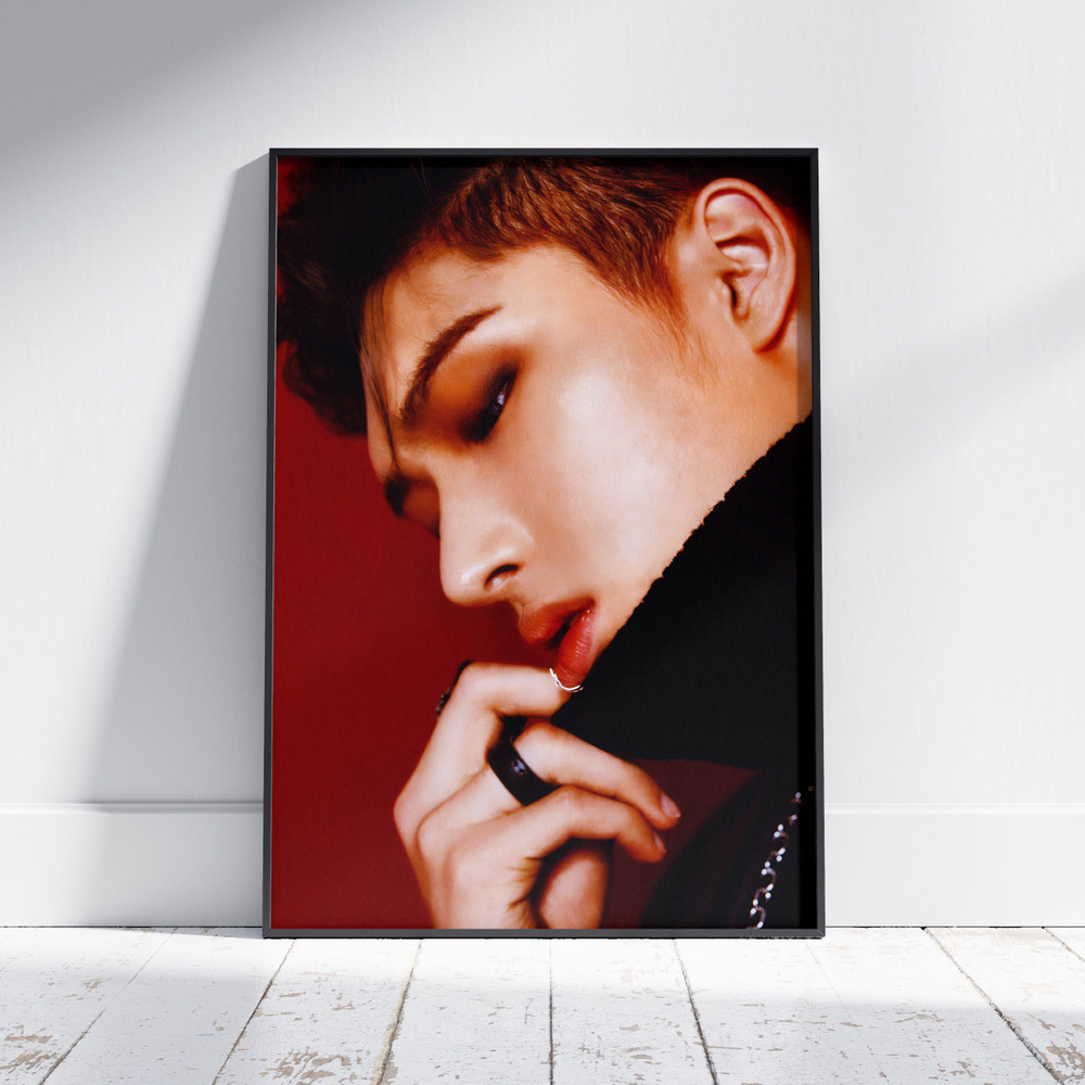 Плакат на стену для интерьера ATEEZ (Минги - Mingi 8) - Постер по K-POP музыке формата A3 (30x42 см) #1