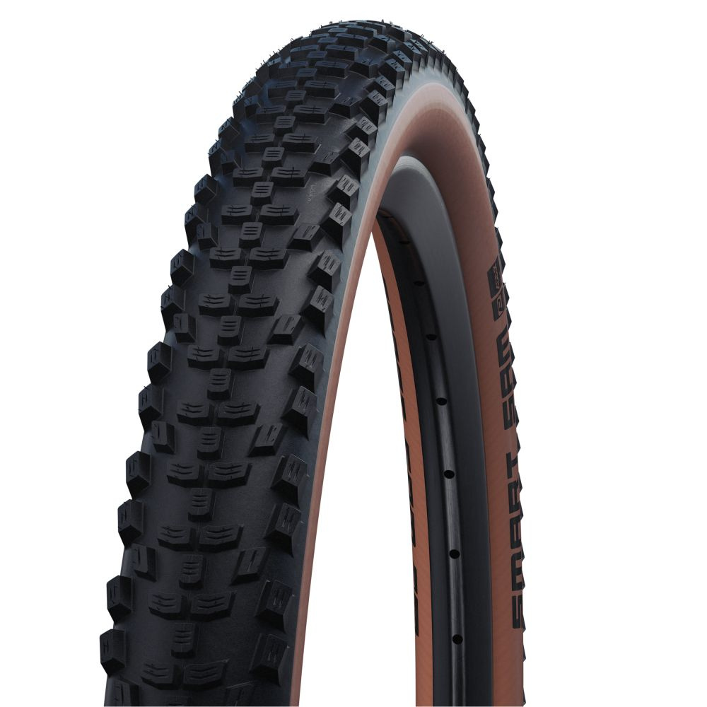 Покрышка 27.5"x 2.25, Schwalbe, SMART SAM, Performance, ADDIX, EPI 67, черная/корич  #1