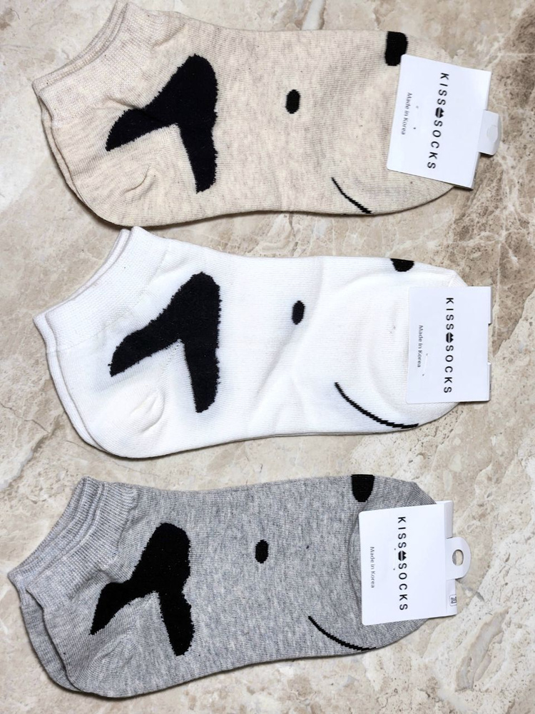 Комплект носков Kiss Socks Одежда для женщин, 3 пары #1