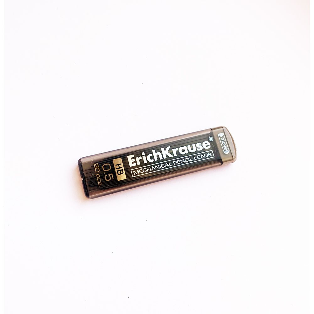 ErichKrause Грифель для карандаша 0.5 мм, твердость: HB (Твердо-мягкий)  #1