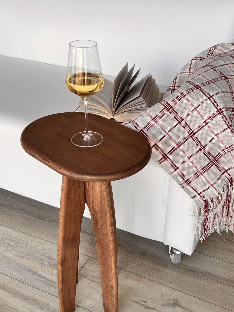 Кофейный столик из древесины бука высокий DAPA Designs #1