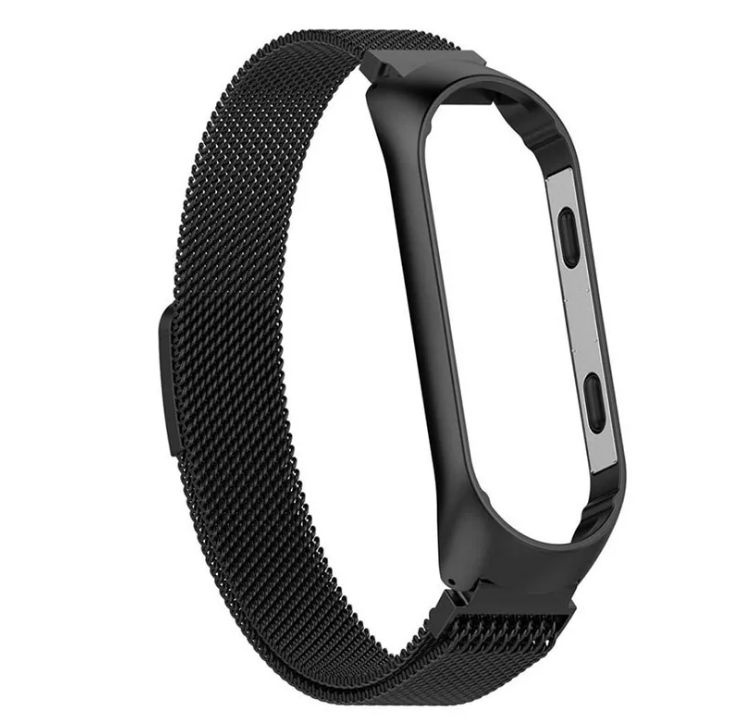 Ремешок Mi Band 3/4 Milan Loop Black #1