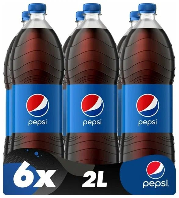 Газированный напиток Pepsi Cola (Пепси) 2 л (6 шт) #1