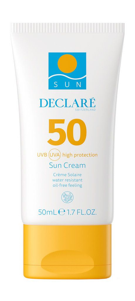 Водостойкий легкий солнцезащитный крем с витамином Е и маслом жожоба Sun Cream SPF50, 50 мл  #1