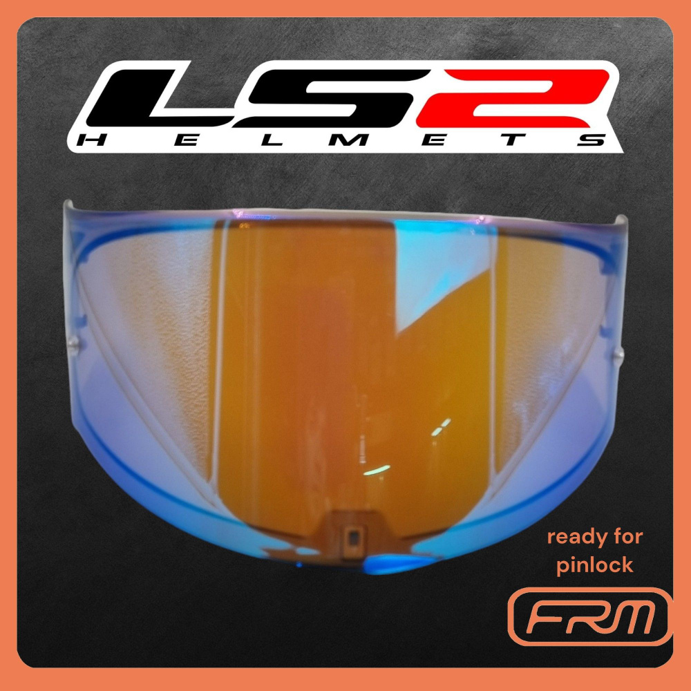 Визор для шлема LS2 FF320 FF353 FF800 сине-зеленый #1