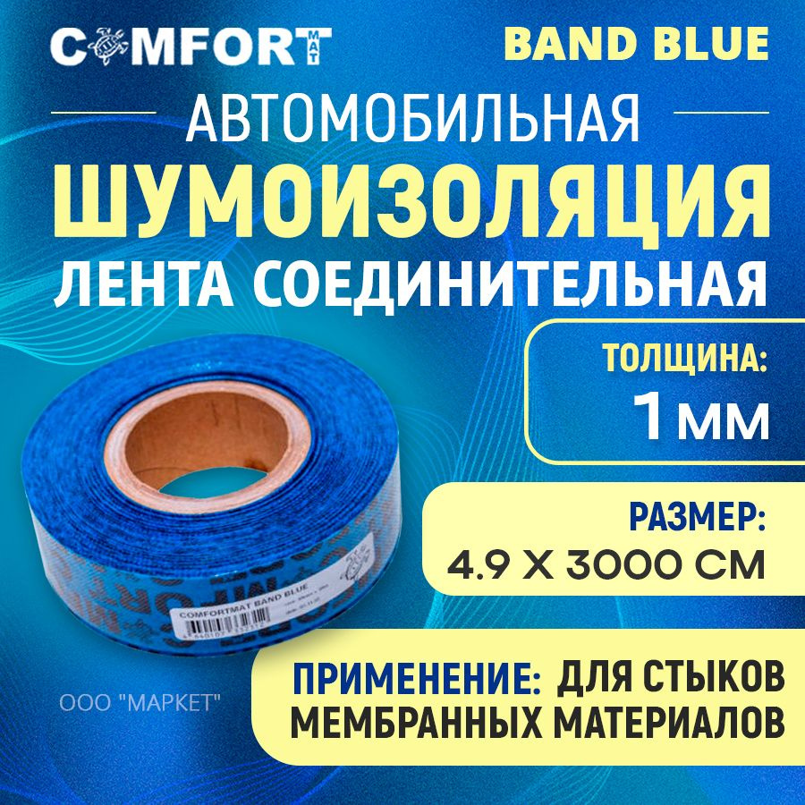 Шумоизоляция Comfort mat BAND BLUE 5см х 30м #1