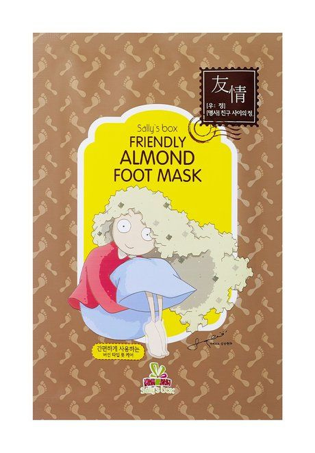 Маска-носки для ног с миндалем Friendly Almond Foot Mask #1