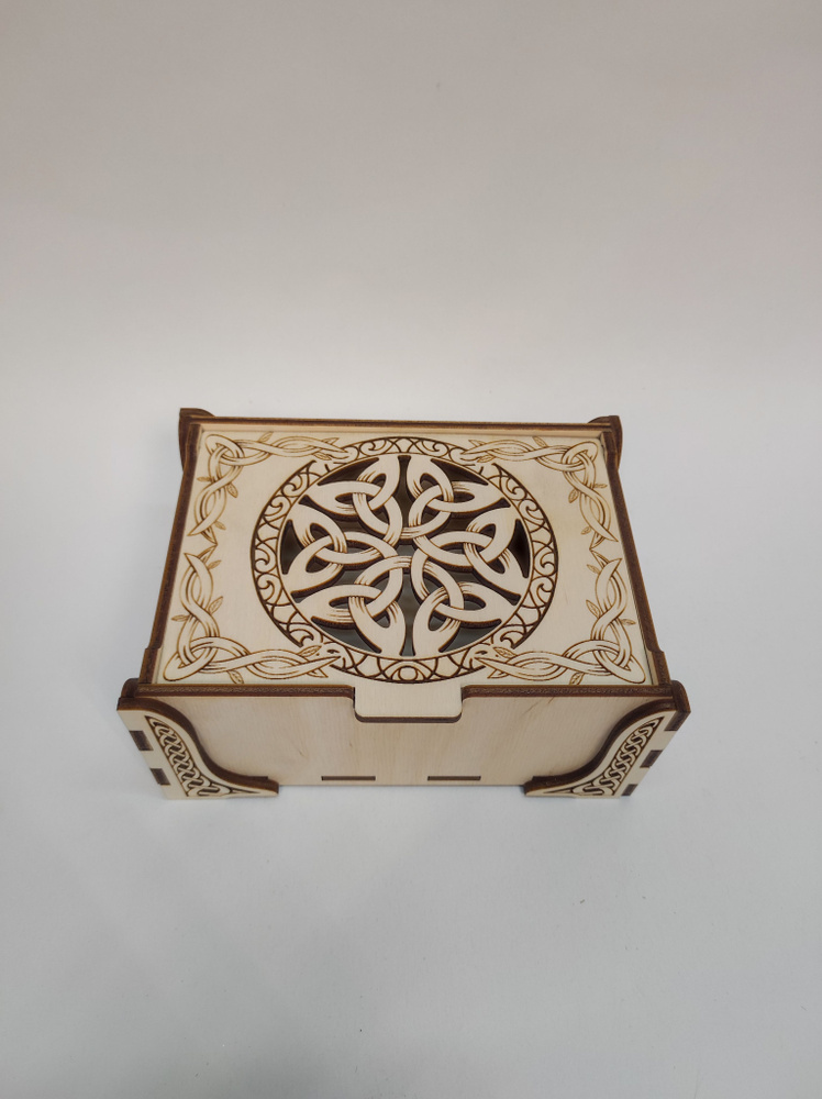 Коробка, органайзер для хранения карт Таро из дерева #1