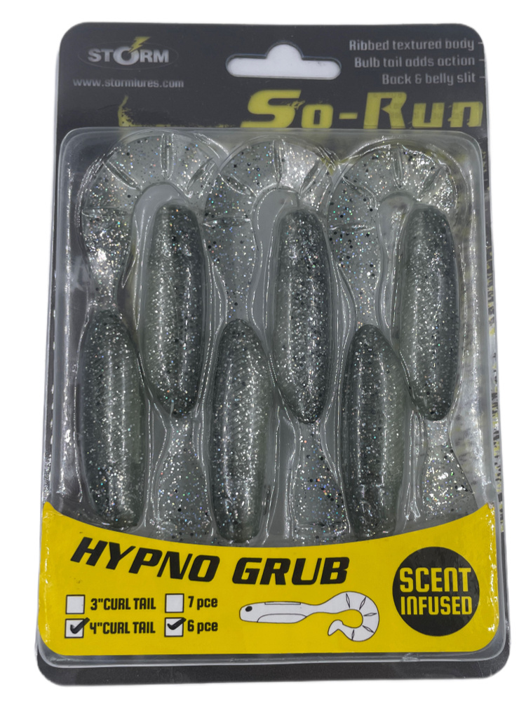 Мягкая приманка Storm So-Run Hypno Grub SSRHG04-SS 6 шт. #1