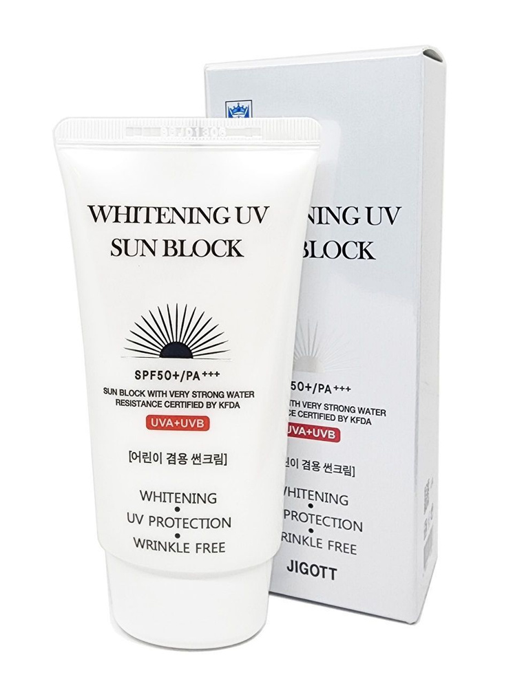 JIGOTT/Крем солнцезащитный JIGOTT WHITENING UV SUN BLOCK CREAM SPF50 PA+++ 70ml #1