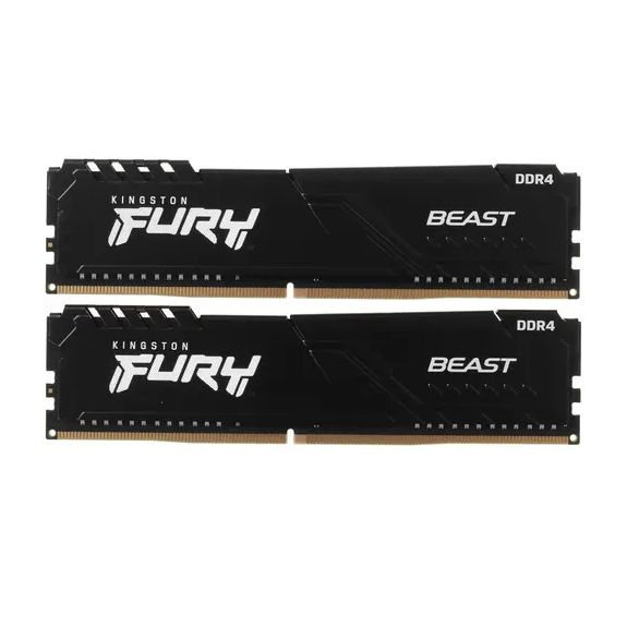 Kingston Оперативная память Fury Beast Black 2x4 ГБ (KF426C16BBK2/8) #1