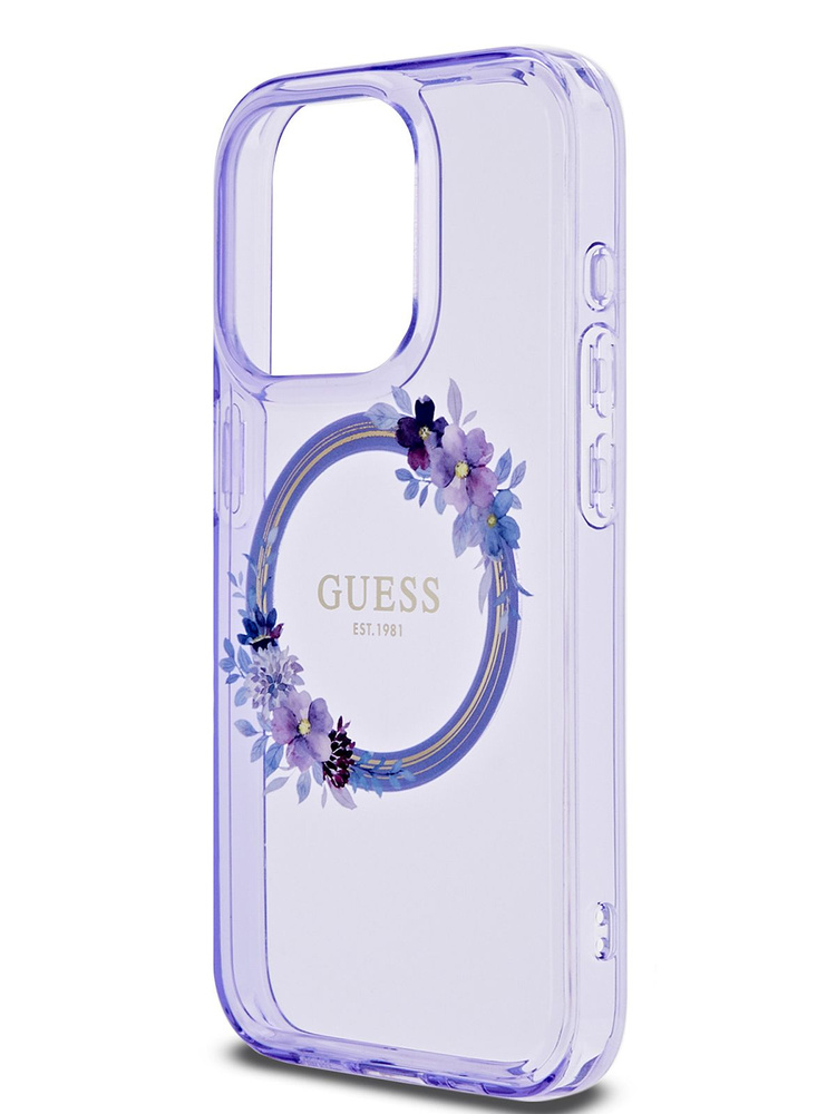 Чехол Guess PC/TPU MagSafe на Apple iPhone 14 Pro, для Айфон 14 Про ударопрочный, с функцией Магсейф, #1