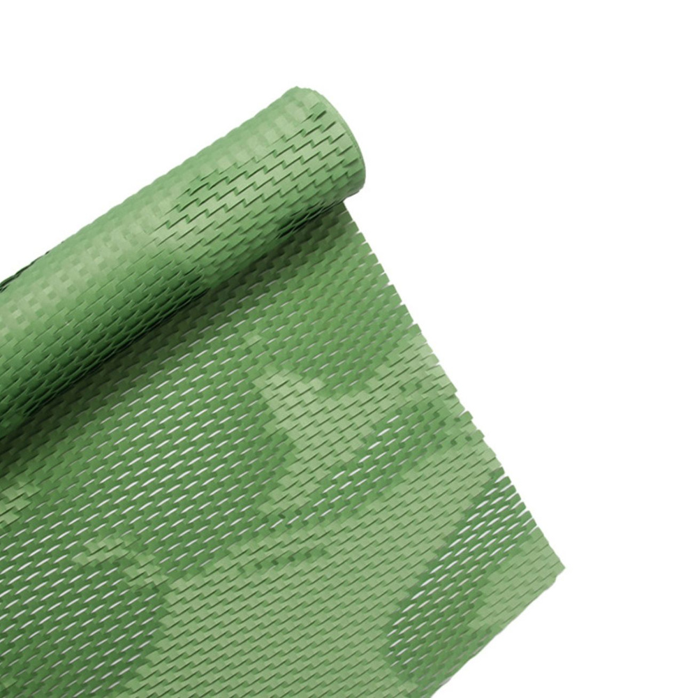 Сотовая бумага в рулоне 80г/м 50см х 9,2м, св.зеленый #1