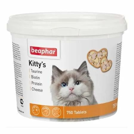 Витамины витаминное лакомство Beaphar Kitty's Mix для кошек, 750 таблеток  #1