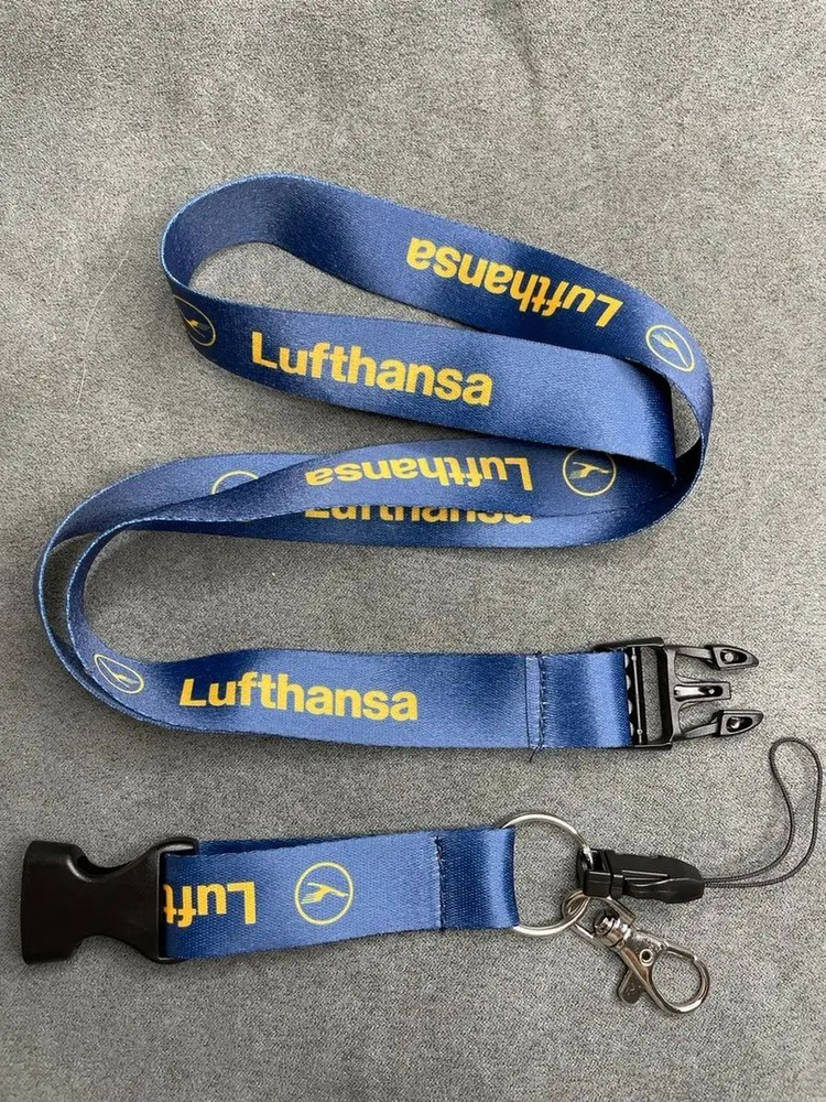 Тканевый Ланъярд авиакомпании Lufthansa #1