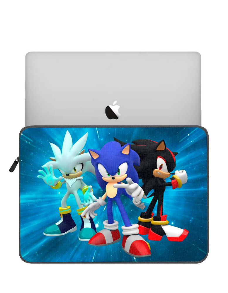 Чехол для ноутбука Соник - Sonic #1
