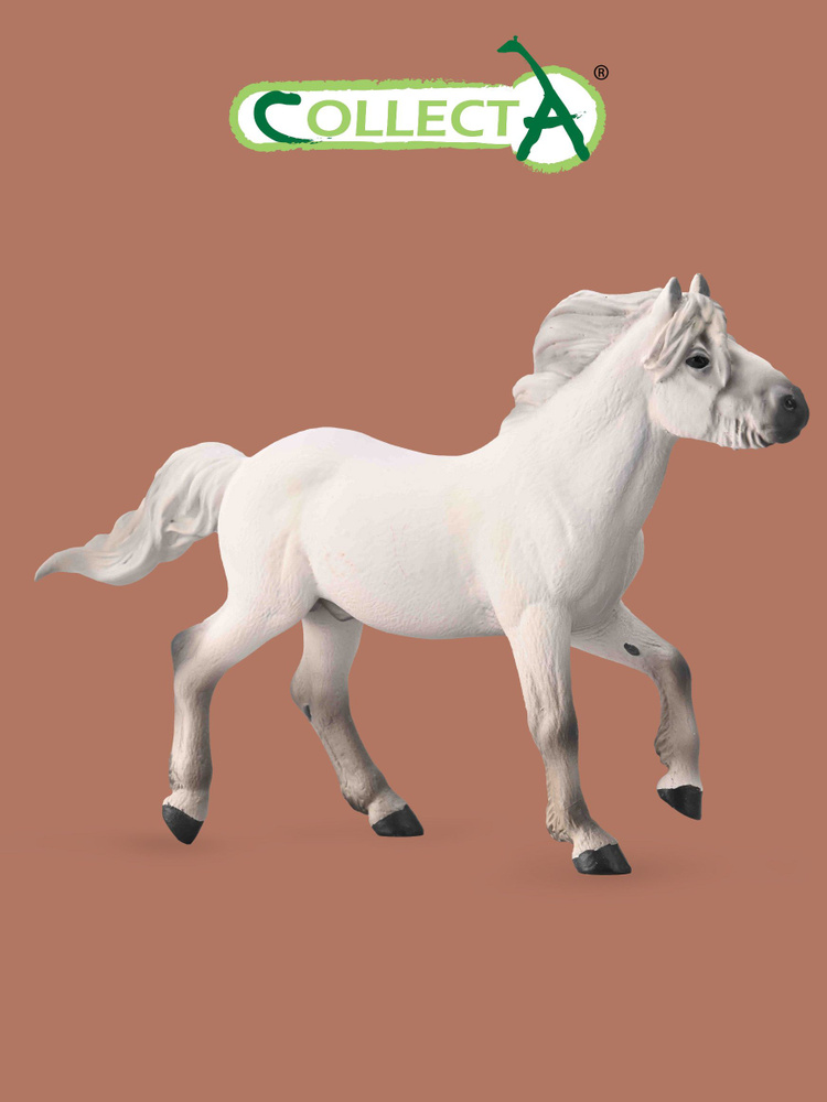 Фигурка Коллекта Лошадь Якутский жеребец серого цвета, 88951b  #1